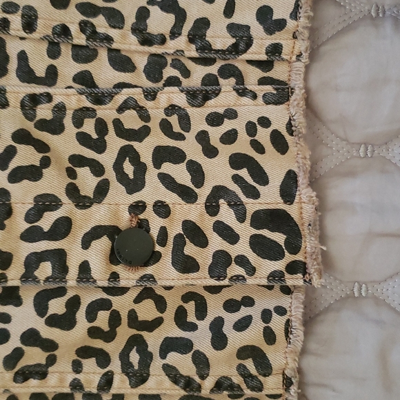 DL1961 LEOPARD PATTERN JEANS GIRLS JACKET - Picture 6 of 9